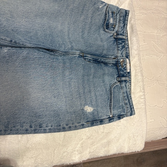 LOFT Light Blue Straight Leg Jeans - Picture 2 of 7